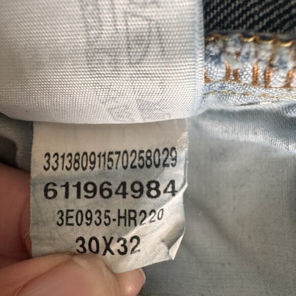 Hollister Jeans Mens 30x32 Blue Denim Classic Straight Button Fly Preppy Y2K - Picture 12 of 14